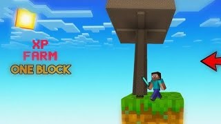 Building An Exp Farm In Minecraft Oneblock ❤ [upl. by Adnarram]