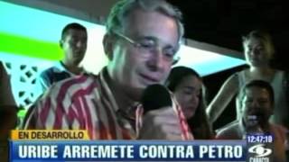 Nuevo ataque de Uribe a Petro [upl. by Mcmillan123]