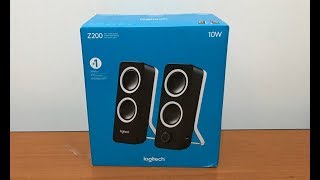 Logitech Z200 Stereo Speakers Unboxing [upl. by Sherm330]