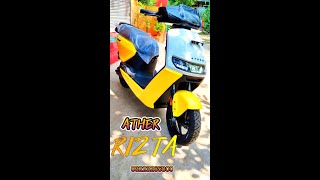 Ather Rizta family electric scooterMake in India electric scooter with Govt subsidy 10000ather [upl. by Laumas]