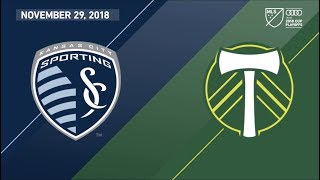 HIGHLIGHTS Sporting Kansas City vs Portland Timbers  November 29 2018 [upl. by Osana]