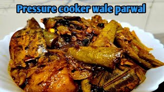 Pressure cooker wale parwal  Parwal dopyaza recipe asmr indianfood sarikaguptarecipes [upl. by Eziechiele]