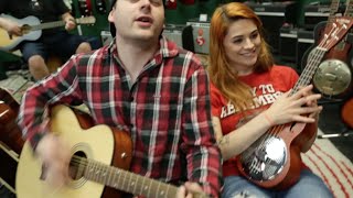 Things guitar store employees say BLOOPERS [upl. by Sneed]