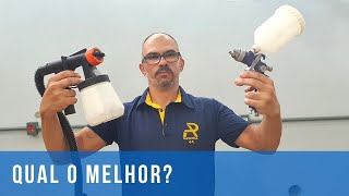 Qual o melhor equipamento de pintura Pistola x pistola elétrica ou airless [upl. by Hsekin449]