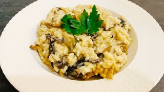 Risotto champignon à lItalienne 🤗💯👌 Recette risotto SUPER bonne [upl. by Resee594]