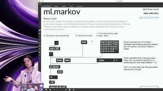 Creating MIDI Sequences using a Markov chain in Max MSP [upl. by Panter]