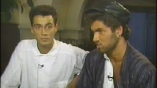 1985 GEORGE MICHAEL interview on MTV [upl. by Frederigo]