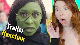 Wicked Trailer is my dream come true 💚 reaction [upl. by Pachton]