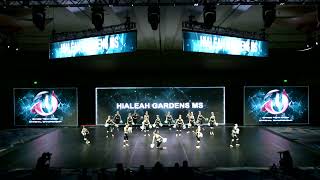 2023 DTU National Championship  HIALEAH GARDENS MIDDLE SCHOOL POM FINALS [upl. by Bunni]