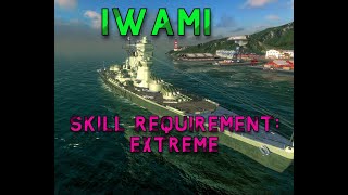 New Shipyard BB in World of Warships Blitz The tier 9 IJN Iwami [upl. by Polak]