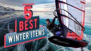 TOP 5 Essentials to WINDSURF the whole WINTER [upl. by Eisle]