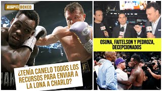 Al CANELO no lo exigieron Charlo salió A COBRAR SU CHEQUE y se fue a casa Faitelson  Exclusivos [upl. by Gregg]