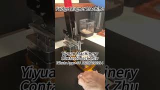 Manual Fridge Magnet Machine Fridge Magnet Maker Fridge Magnet Making Machine [upl. by Amekahs]