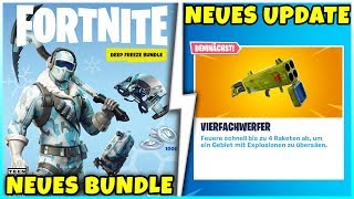 NEU Exklusiver Deep Freeze Bundle mit 1000 VBucks  Update Infos  Fortnite Battle Royale [upl. by Erodaeht]