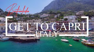 How To Get To Capri From Naples Port with Transport Info [upl. by Anires]