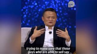 Jack Ma’s hiring tip ‘If you think he will be your boss in five years hire him’ [upl. by Ennairej630]