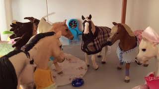 A really horrible student in high school part  12 schleich horses [upl. by Sordnaxela]