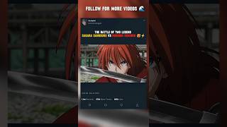 Rurouni kenshin 🌊 Sagara Sanosuke vs rurouni 🥵⚡  anime animeedit shortsfeed animeshorts foryou [upl. by Solenne868]