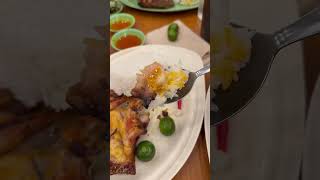 Trying Mang Inasal in the philippines foodie foodshorts yummy [upl. by Adan13]