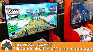 Carnival Games Nintendo Switch offscreen footage [upl. by Bambi399]