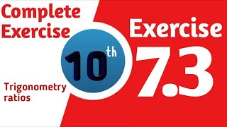 10 class math exercise 73 complete  class 10 math exercise 73 complete [upl. by Dempstor]