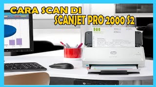 Cara Scan di SCANJET PRO 2000 S2 [upl. by Veradis48]