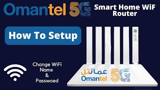 How To Configure Omantel 5G Home WiFi  How To Change Password Omatel 5G D5HEA621 greenpacket [upl. by Doe]