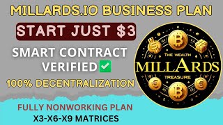 सिर्फ 3 से शुरू करें मिलार्ड्स और पाएं असीमित इनकम का अवसर  Millards business plan  millardsio [upl. by Swanhilda]