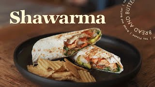 Shawarma  Chicken in Lavash Wrap [upl. by Hovey893]