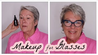 HOW TO DO MAKEUP FOR GLASSES MATURE WOMEN [upl. by Divad800]