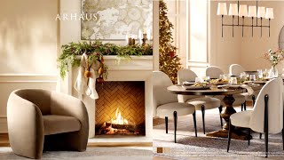 ARHAUS Stunning Holiday Decorating With Neutrals amp New 2024 Furniture Designs [upl. by Eisserc]