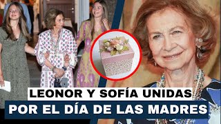 HERMOSO HOMENAJE DE PRINCESA LEONOR Y LA INFANTA SOFÍA a la REINA SOFÍA por el DÍA DE LAS MADRE [upl. by Gnauq595]