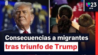 Soy inmigrante en Estados Unidos ¿cómo afectará el triunfo de Donald Trump a mi situación [upl. by Zonnya]