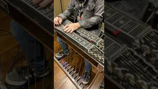 Pedal Steel Guitar Riff’n Your Cheatin’ Heart Hank Williams shorts tutorial pedalsteelguitar [upl. by Gwendolen]