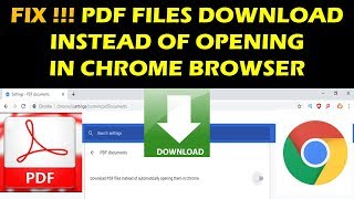 How To Fix PDF Showing As Google Chrome  PDF Files Opening In Chrome Instead Of Adobe Reader [upl. by Jangro]