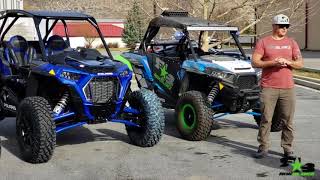 2018 RZR Turbo S VS CanAm X3 XRS walkaround [upl. by Ellicott775]