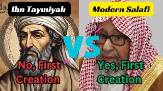 Do Salafis Believe in First Creation Ibn Taymiyah Vs Modern Salafis  Exmateria [upl. by Dnomaj511]