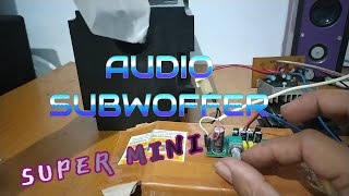 SUBWOOFER MODUL Penguat 2 Transistor [upl. by Ehtyde286]