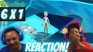 Rick and Morty 6x1  Solaricks  REACTION Season 6 Episode 1 Adult Swim Series [upl. by Ehcsrop]