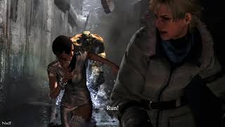 Resident Evil 6 ADA  KASUMI fight USTANAK boss [upl. by Sarid]