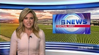 Nine News Central West  22 August 2017 [upl. by Animsaj]