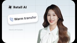 Retell AI warm transfer [upl. by Livvyy]