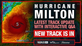 TRACKING HURRICANE MILTON Latest Track Live QampA on Florida Impacts  Tracking the Tropics [upl. by Yearwood]