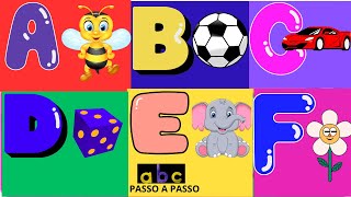 ALFABETINHO EDUCAÇÃO ESPECIAL Alfabeto de A  Z KIT SÓ ESCOLA AUTISMO ABC PASSO A PASSO abcd [upl. by Arraik]