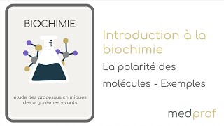 BIOCHIMIE  La polarité des molécules [upl. by Sinai]