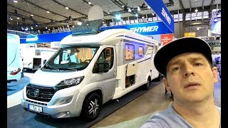 Hymer Tramp SL 704 Ambition RV Camper Van Fiat Ducato new model walkaround and interior V1010 [upl. by Ahsilac765]