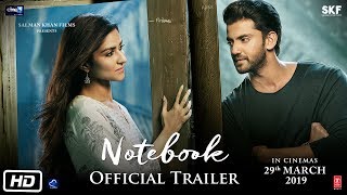 Notebook  Official Trailer  Pranutan Bahl  Zaheer Iqbal  Nitin Kakar  29th Mar 2019 [upl. by Sou112]