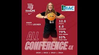 Lydia Lecher 202324 Basketball Highlights [upl. by Aneroc]