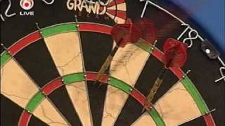 Mervyn King vs Roland Scholton Part 4  2007 International Dart League  1st Round [upl. by Aiki]