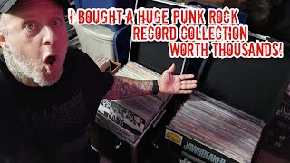 I Bought a HUGE PUNK ROCK RECORD COLLECTION [upl. by Maag]